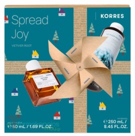 Korres Set Spread Joy Vetiver Root Eau De Toilette 50ml + Showergel Vetiver Root Αφρόλουτρο Vetiver Root 250ml