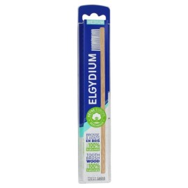 Elgydium Eco Friendly Wood Toothbrush Medium Ξύλινη Οικολογική Οδοντόβουρτσα Μέτρια 1τμχ