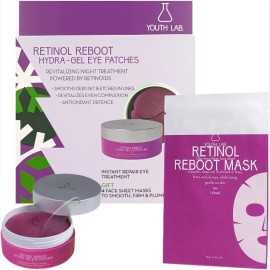 Youth Lab Promo Retinol Reboot Hydra-Gel Eye Patches 60 Τεμάχια & Δώρο Retinol Reboot Mask 4 Τεμάχια