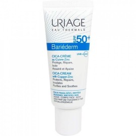 Uriage Bariederm Cica Cream With Copper - Zinc Spf50 - Αναπλαστική Κρέμα 40ml