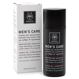 Apivita Mens Care Κρέμα - gel ενυδάτωσης με κέδρο & πρόπολη 50ml