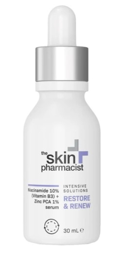 The Skin Pharmacist Restore & Renew Niacinamide 10% (Vitamin B3) + Zinc PCA 1% Ορός Προσώπου 30ml