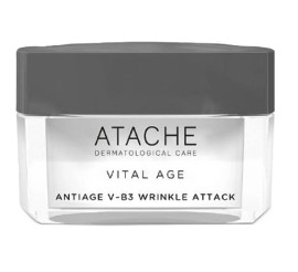 ATACHE Vital Age Antiage V-B3 Wrinkle Attack, Κρέμα Αναζωογόνησης με Ρετινόλη και Νιασιναμίδη -50ml
