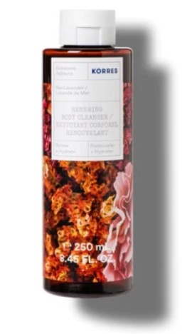 Korres Renewing Body Cleanser Sea Lavender Αφρόλουτρο Θαλάσσιας Λεβάντας, 250ml