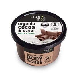 Organic Shop by Natura Siberica Body Scrub Belgian Chocolate Scrub Απολεπιστικό Σώματος με Βελγική Σοκολάτα, 250ml