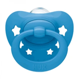 Nuk Signature Blue Stars Πιπίλα Σιλικόνης 6-18m 1τμχ