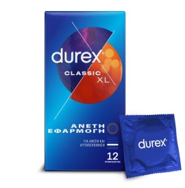 Durex Classic XL Προφυλακτικά για Άνετη Εφαρμογή 12τμχ