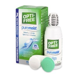 Alcon Opti free Pure Moist Hydraglyde Travel Pack Υγρό Φακών Επαφής 90ml