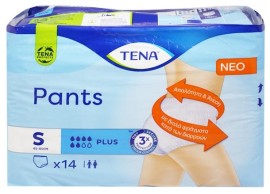 TENA Pants Plus Small Γυναικεία Προστατευτικά Εσώρουχα μιας Χρήσης, περιφέρεια 65-85cm, 14 τεμάχια