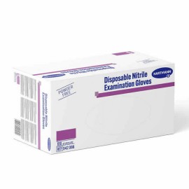 Hartmann Disposable Nitrile Examination Γάντια Νιτριλίου Χωρίς Πούδρα σε Μπλε Χρώμα Μέγεθος Medium 100τμχ