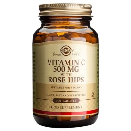 Solgar Vitamin C 500mg with Rose Hips 100tabs