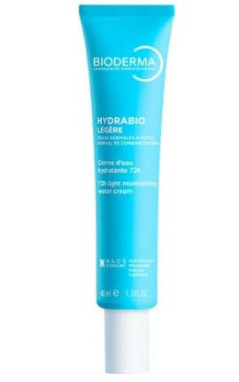 Bioderma Hydrabio Légère 72h Light Moisturising Water Cream 40ml