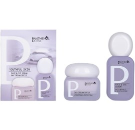 Panthenol Extra Σετ Youthful Skin,Κρέμα Ημέρας SPF15 - 50ml Ορός Ματιών & Προσώπου - 30ml
