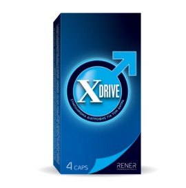 Rener XDrive για την Αύξηση της Σεξουαλικής Απόδοσης, 4 κάψουλες