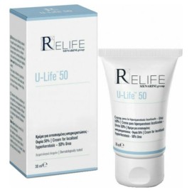 Menarini Relife U-Life 50 Κρέμα για Εντοπισμένες Υπερκερατώσεις με Ουρία 50% 30ml