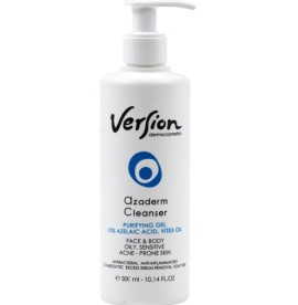 Version Azaderm Cleanser Gel Καθαρισμού Προσώπου & Σώματος, 300ml