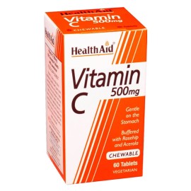 Health Aid Vitamin C 500mg Chewable 60 ταμπλέτες μασώμενες