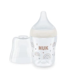 Nuk Perfect Match Temperature Control Γυάλινο Μπιμπερό με Θηλή Σιλικόνης για 0m+ 120ml