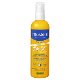 Mustela - Bebe High Protection Sun Spray Παιδικό Αντηλιακό Σώματος & Προσώπου SPF50 200ml