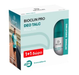 Bioclin Promo (1+1 Δώρο) Pro Deo Talc 48h Αποσμητικό Roll On 2x50ml