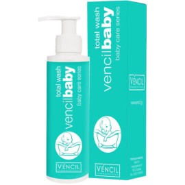 Vencil Baby Total Wash Φυσικό Βρεφικό Σαμπουάν & Αφρόλουτρο, 400ml