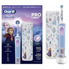 Oral-B Vitality Frozen II Παιδική Ηλεκτρική Οδοντόβουρτσα & Δώρο Θήκη Ταξιδιού