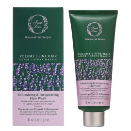 Fresh Line Euterpe Invigorating & Volumizing Hair Wash Σαμπουάν για Όγκο & Ενδυνάμωση με Λεβάντα & Κυπαρίσσι 200ml