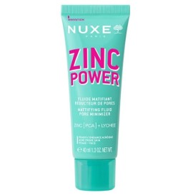 Nuxe Zinc Power Mattifying Fluic Pore Minimizer Κρέμα για Μείωση Πόρων, 40ml