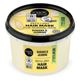 Organic Shop by Natura Siberica Refilling Hair Mask Banana & Jasmine Μάσκα για Κανονικά Μαλλιά, 250ml