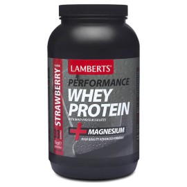 Lamberts Perfomance Whey Protein & Magnesium Πρωτεΐνη με Γεύση Φράουλα 1000gr