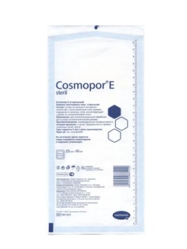 Hartmann Cosmopor E, Αυτοκόλλητη Αποστειρωμένη Γάζα 25 x 10cm, 1τμχ.