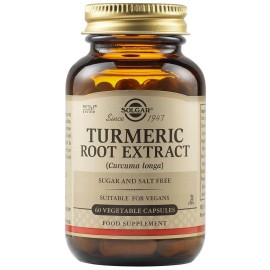 Solgar Turmeric Root Extract - εκχύλισμα ρίζας κουρκουμά 60s