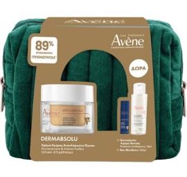 Avene Promo Dermabsolu Avene Dermabsolu Aντιγηραντική Κρέμα Ημέρας Προσώπου για Αναπλήρωση Όγκου με Bakuchiol, 50ml & Δώρο Aντιγηραντική Κρέμα Νυκτός για Εντατική Αναδόμηση με Bakuchiol, 10ml & Eau Micellaire Demaquillante Νερό Καθαρισμού, 100ml, 1σετ