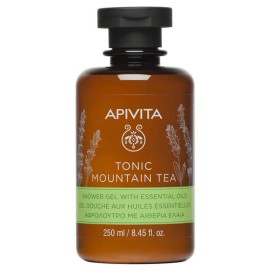 Apivita Tonic Mountain Tea Shower Gel Αφρόλουτρο Τσάι του Βουνού 250ml