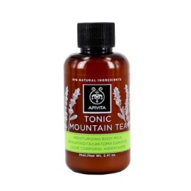 Apivita Tonic Mountain Tea Shower Gel with Essential Oils Αφρόλουτρο με Αιθέρια Έλαια - Τσάι του Βουνού, 75ml