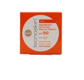 Tecnoskin Sun Protect Mattifying Make-Up Compact SPF50 Αντηλιακή Πούδρα Προσώπου Bronze, 10g