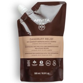 Apivita Dandruff Relief Σαμπουάν Κατά της Ξηροδερμίας Refill, 500ml