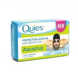 PharmaQ Quies Aquaplug Earplugs Ωτοασπίδες για κολύμπι από Σιλικόνη με 3 δακτύλιους 1τμχ