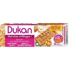 Dukan Expert Μπισκότα Βρώμης Dukan με Γεύση Φουντούκι, 225 gr