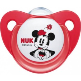 Nuk Trendline Disney Minnie Ορθοδοντική Πιπίλα Σιλικόνης Μίνι 0-6m 1τμχ
