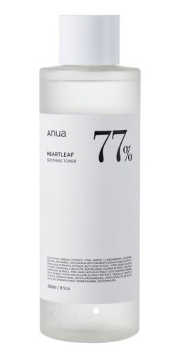 Anua Heartleaf 77% soothing toner, Ενυδατικό, καταπραυντικό τόνερ 250ml