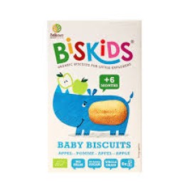Biskids μπισκότα βρεφικά με χυμό μήλου +6 μηνών 120g