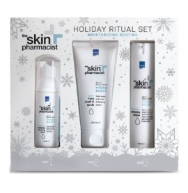 Intermed The Skin Pharmacist Hydra Boost Christmas Kit with Ηydra Boost Face Mask & Scrub, 100ml, Probiotics Cleansing Foam, 50ml & Probiotics Cream, 50ml, 1set