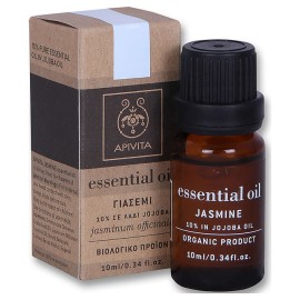 Apivita 10% Essential Oil Jasmine in Jojoba Oil Γιασεμί 10% Διάλυμα σε Έλαιο Jojoba 10ml