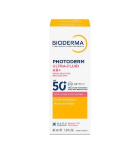 Bioderma Photoderm Ultra-Fluid AR+ SPF50+ Αντηλιακή Προσώπου κατά της Ερυθρότητας 40ml