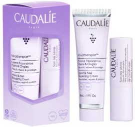 Caudalie Vinotherapist Hand & Nail Repairing Cream Ενυδατική Κρέμα Χεριών 30ml & Lip Conditioner Ενυδάτωση Χειλιών 4.5gr