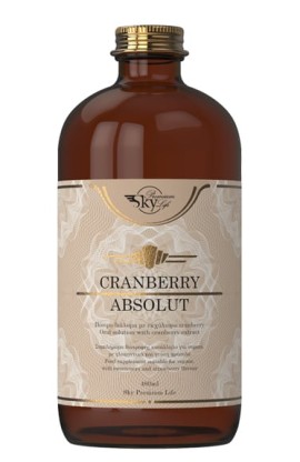 Sky Premium Life Cranberry Absolut με Γεύση Φράουλα, 480ml