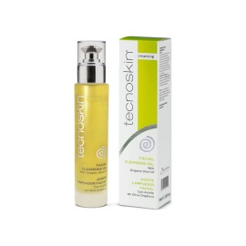 Tecnoskin Facial Cleansing Oil with Organic Olive Oil Λάδι Καθαρισμού Προσώπου & Ντεμακιγιάζ 100ml