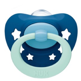 Nuk Signature Blue Stars Πιπίλα Σιλικόνης 6-18m 1τμχ