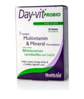 Health Aid Day-Vit Probio Πολυβιταμίνη με Προβιοτικά, 30 ταμπλέτες